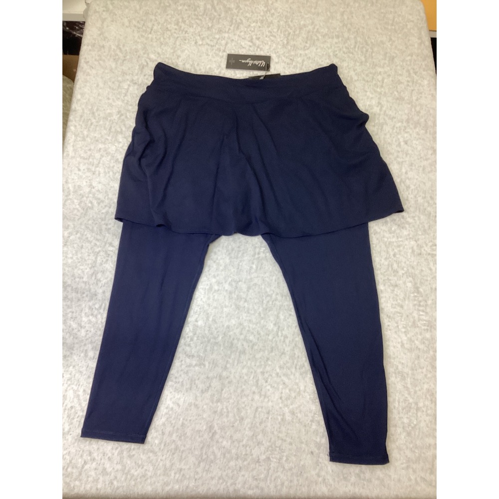 Walter Hagen Performance 11 Skegging Navy Blue Golf Skirt Leggings XXL NEW